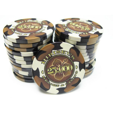Ancien Jeton De Poker 10, Effet Nacre Années 80