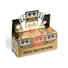 les cartes de poker Copag en cartouche  6 rouges + 6 noires