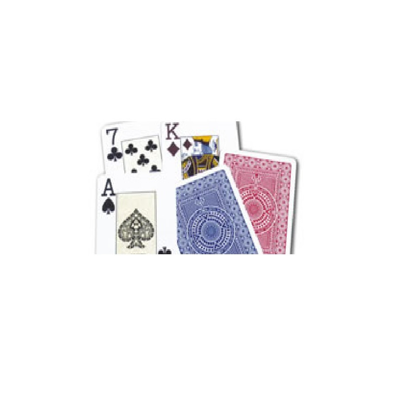 carte de poker modiano bleu fonce