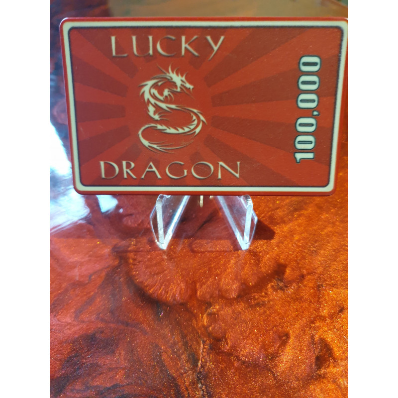 plaque lucky dragon100k