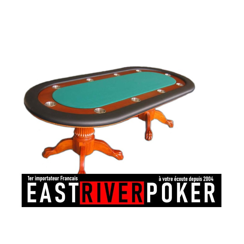 table de poker luxe