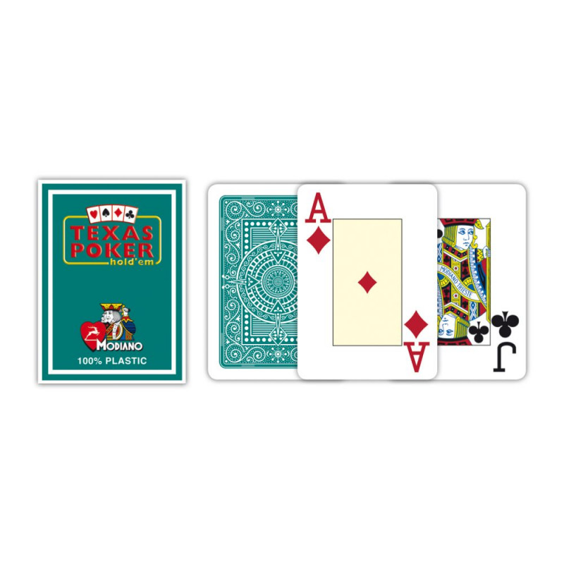 cartes poker modiano vert foncé