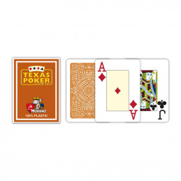 cartes poker modiano marron