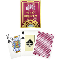 cartes de poker gold rouge