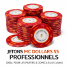 Jeton de poker MC Dollar 5