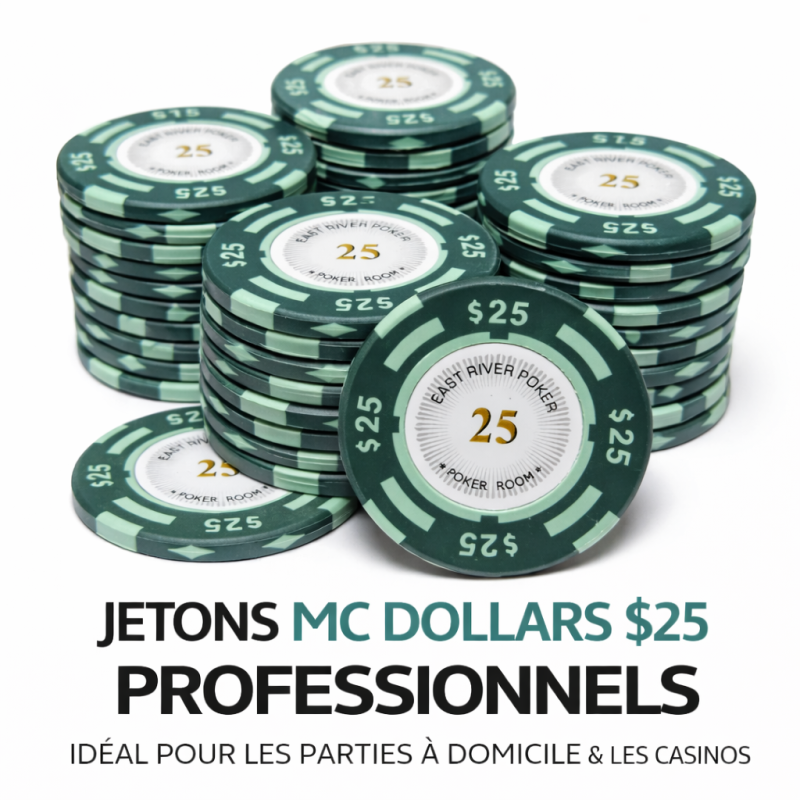 Jeton de poker MC 25