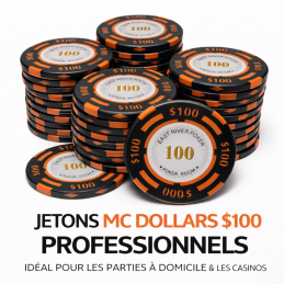 jetons de poker MC dollard 100