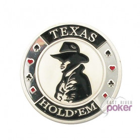 Card Guard Poker Cowboy Silver