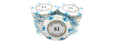Jetons de poker MC East River Poker